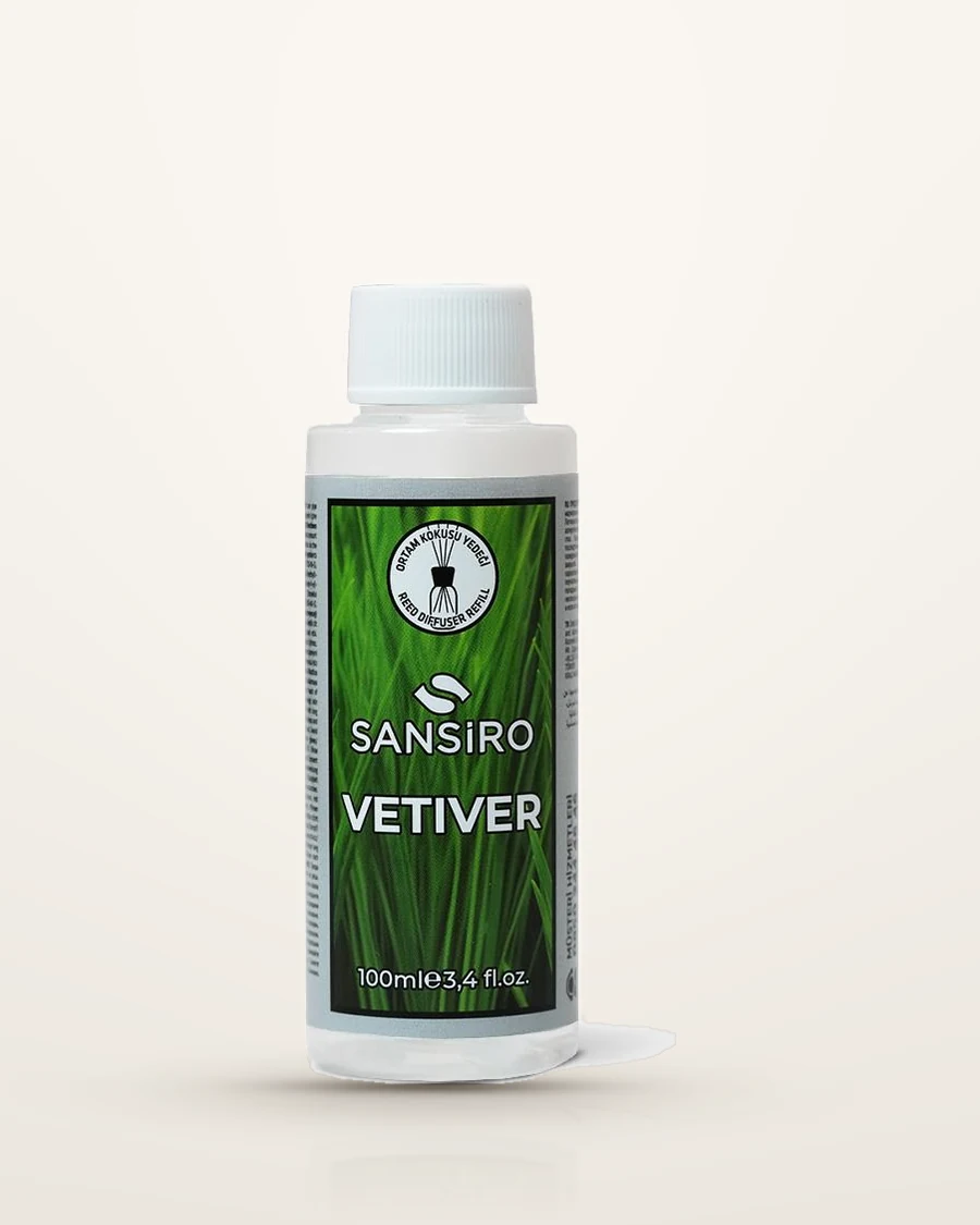 Vetiver Reed Diffuser Yedek Ürün 100 ml — Sansiro ürün görseli